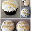 50th Anniversary cupcakes