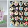 princess castle and cupcakes