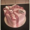 pink present cake