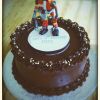 robot chocolate cake