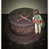 Boba Fett Star Wars cake