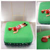 Rugby player cake