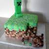 minecraft creeper cake