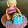 girl cake topper