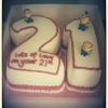 21 cake with minions