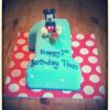 number 1 mickey mouse cake